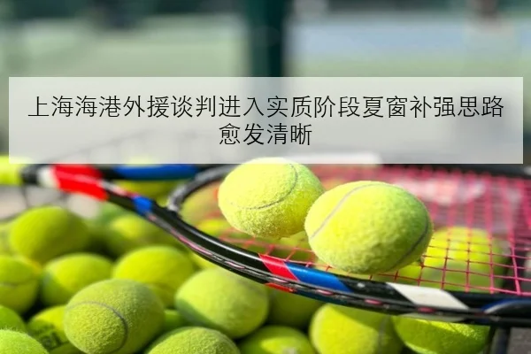 上海海港外援谈判进入实质阶段夏窗补强思路愈发清晰